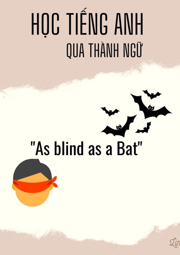 As blind as a bat - học tiếng anh qua thành ngữ Linh3t